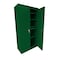 Steel Cabinets Usa Storage Cabinet, 78 in H, 36 in W, Leaf Green, 4 Shelves UA-362478-LG - alternate 1